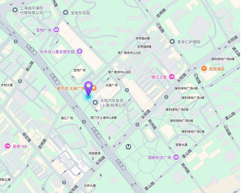 公司位置示意图